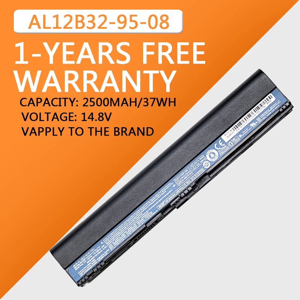 

AL12B32 Laptop Battery For Acer AL12B32 AL12A31 AL12B31 AL12B72 for Aspire One 725 756 726 V5-171 V5-121 V5-131