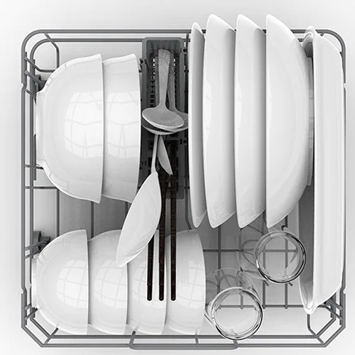 Countertop Portable Embedded Desktop Large Capacity Disinfect Dishwasher Machine Without Installation 3