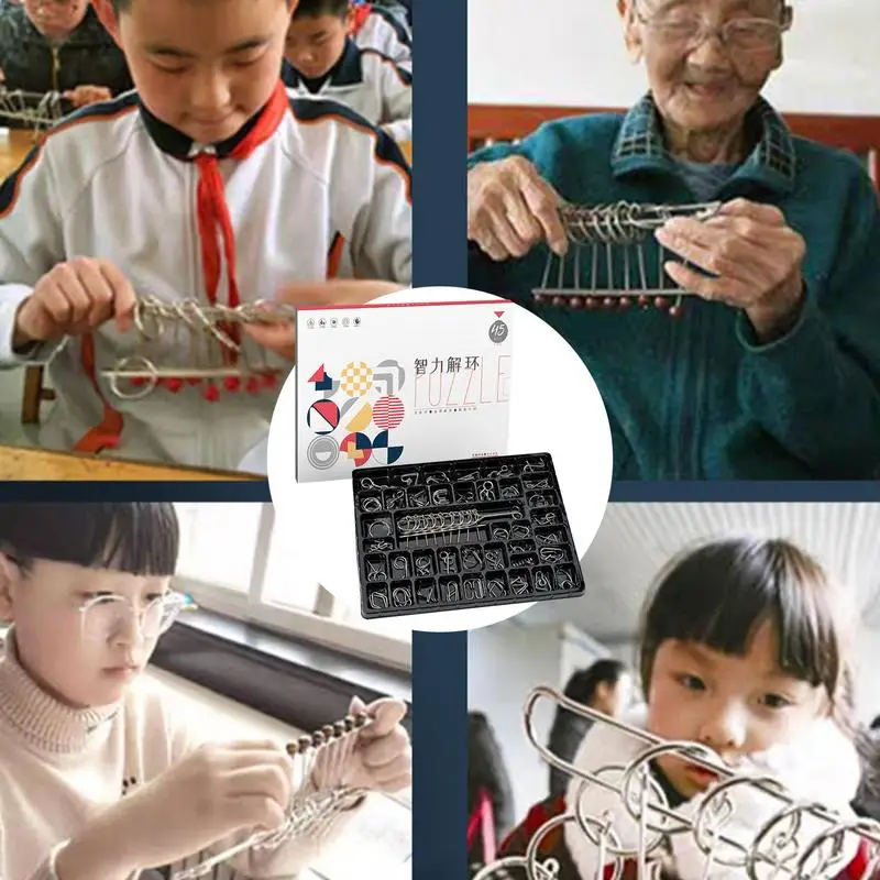 Рисунок 5 - Набор пазлов из проволоки