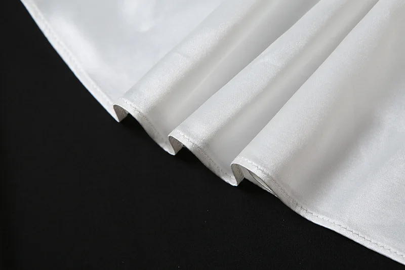 Elegant Draped Mini Dress For Women Sexy Backless Irregular Skew Collar Long Sleeve Party Dresses Solid High Waist