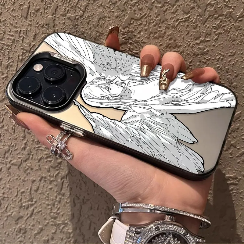 Retro Aesthetic Angel Art Matte Phone Case - Anti-Fall Protection