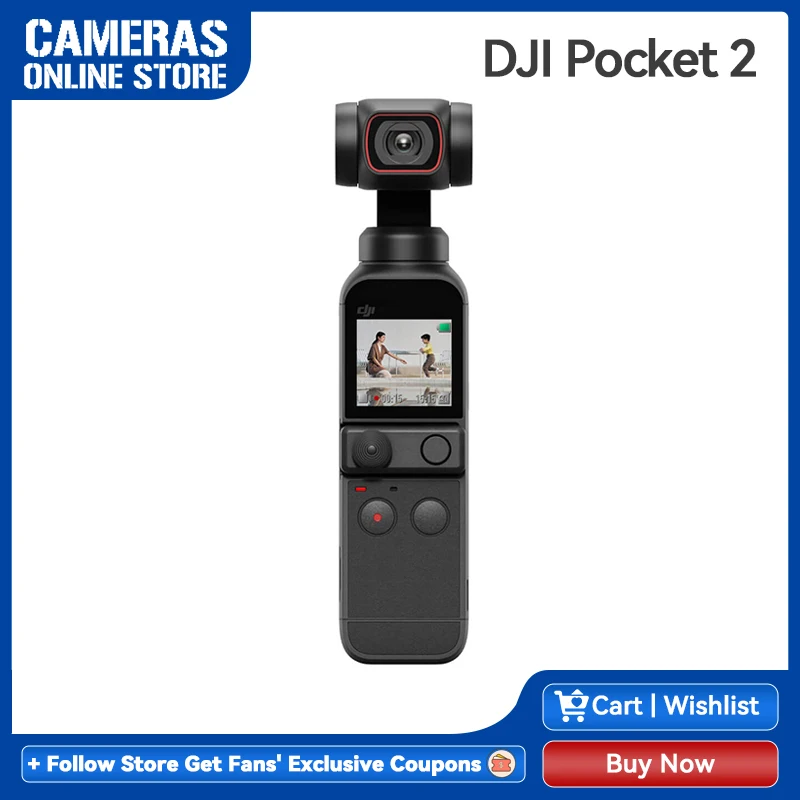 DJI Pocket 2 Creator Combo карманная 3-осевая стабилизированная ручная камера HDR видео 8xzoom