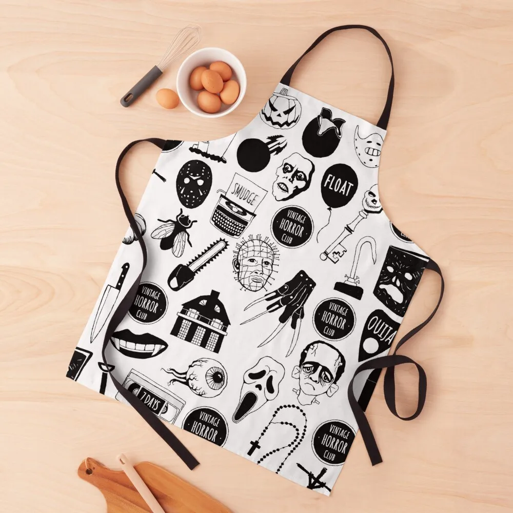 

Vintage Horror Club Apron Teacher Kitchen Things For Home Apron