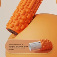 Electric Vibrating Foam Roller Yoga Column Rechargeable Muscle Roller 5 Modes Tissue Massager for Bodybuilding