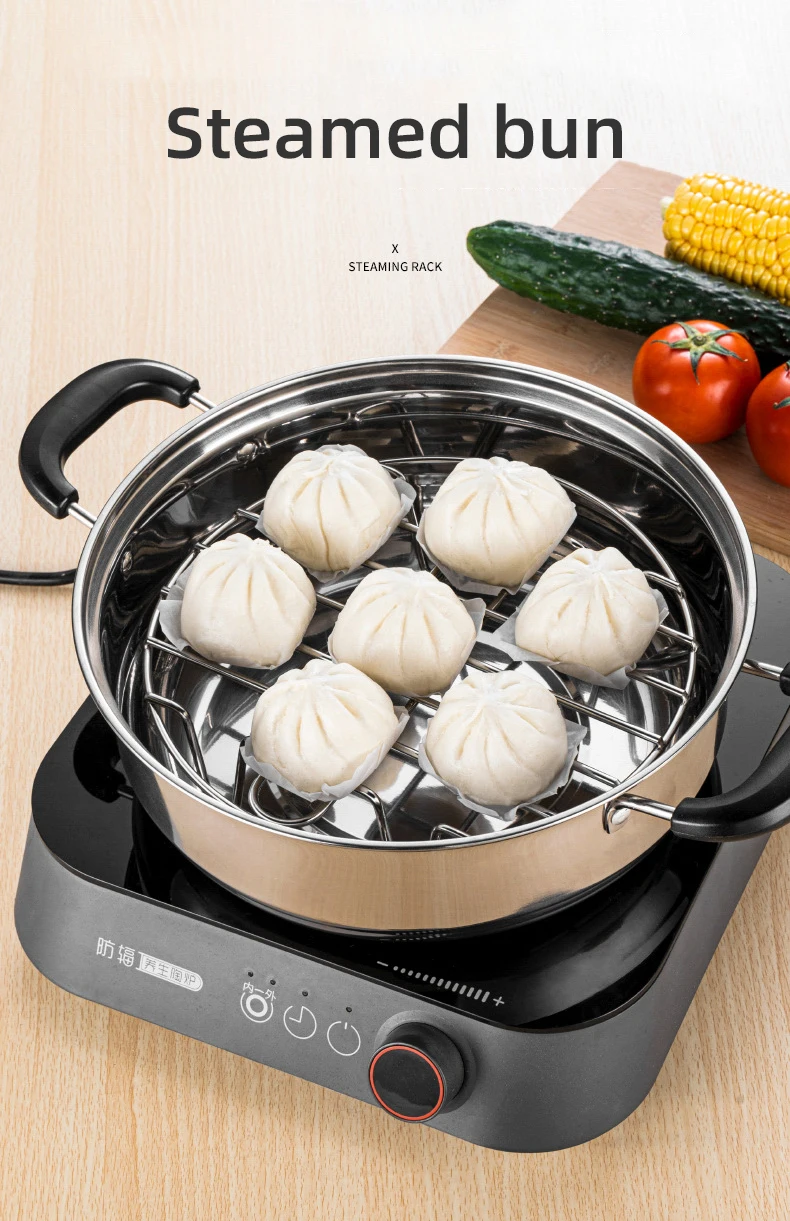 Description Picture 5 of itemMicrowave Oven Empty Grid Stainless Steel  BBQ High Chassis Fried Shelf Bracket Air Fryer Kitchen Cooker Accessories Barbecue