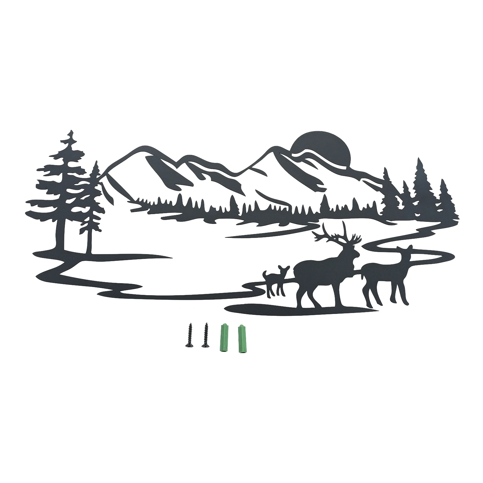 

17.5×8.5 Inch Deer Decoration Home Rustic Forest Wall Decoration Fit for Decorating Living Room,bedroom,kitchen,garden,classroom