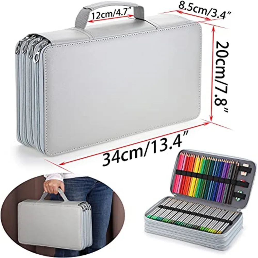 Pencil Case Office Student Multi-function Pencil Bag Large Capacity 300 Slot Stationery Box Storage School Supplies Accessories images - 6