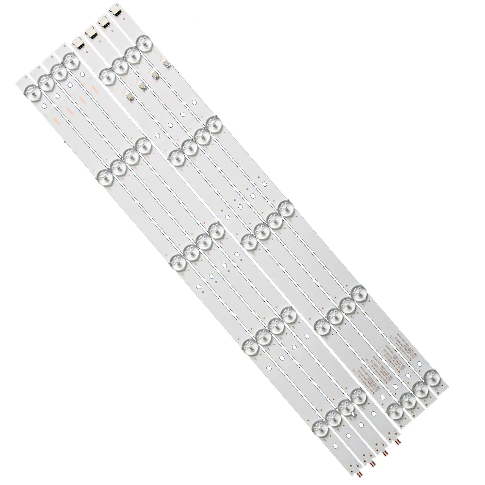 4/12PCS LED strips for BBK JS-D-JP50DM-101EC (00608) 50LEM-1043\FTS2C V500DJ6-QE1R72-50004-029 10leds 6V 100% New