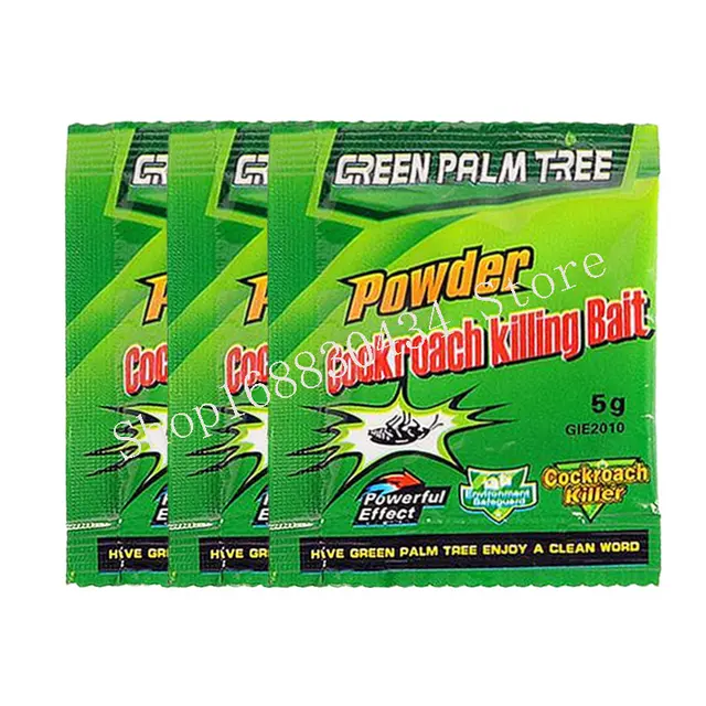 10 Darabos Csótány Gyilkos Csali Porporpor Megölése Trap Zöld Levél Por Konyha Kártevőirtás Hatékony Gyilkossági Kert - Image 5