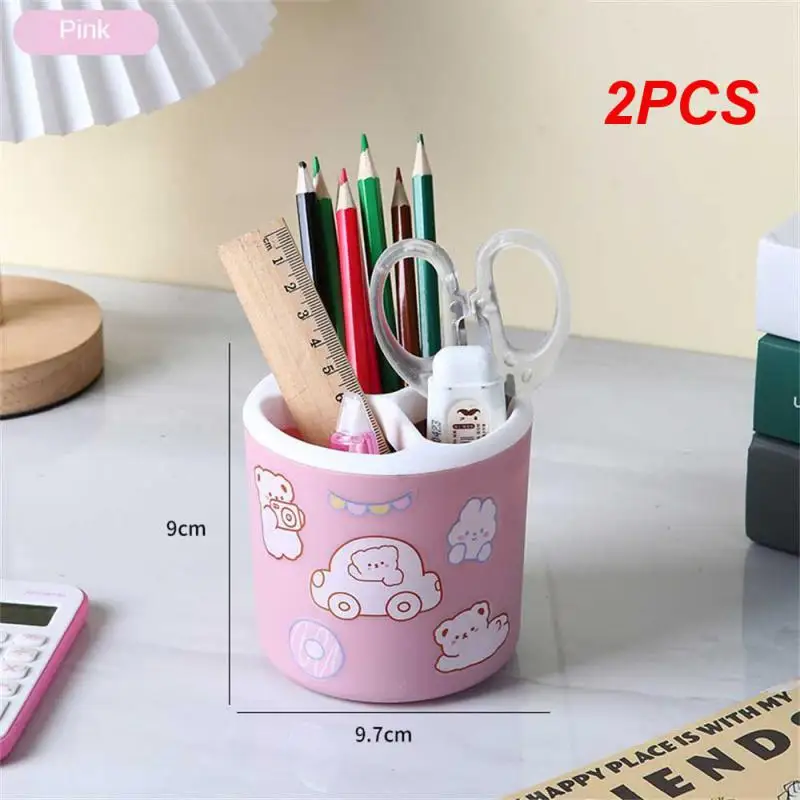 

2 шт., держатель для ручек с мультяшным рисунком