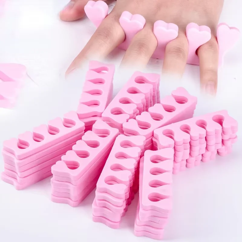 Nail Art Tools 100pcs/Pack Nail Art Toe Separators Fingers Foots Sponge Soft UV Gel Polish Beauty Tools Manicure Pedicure Pack Nail Kits