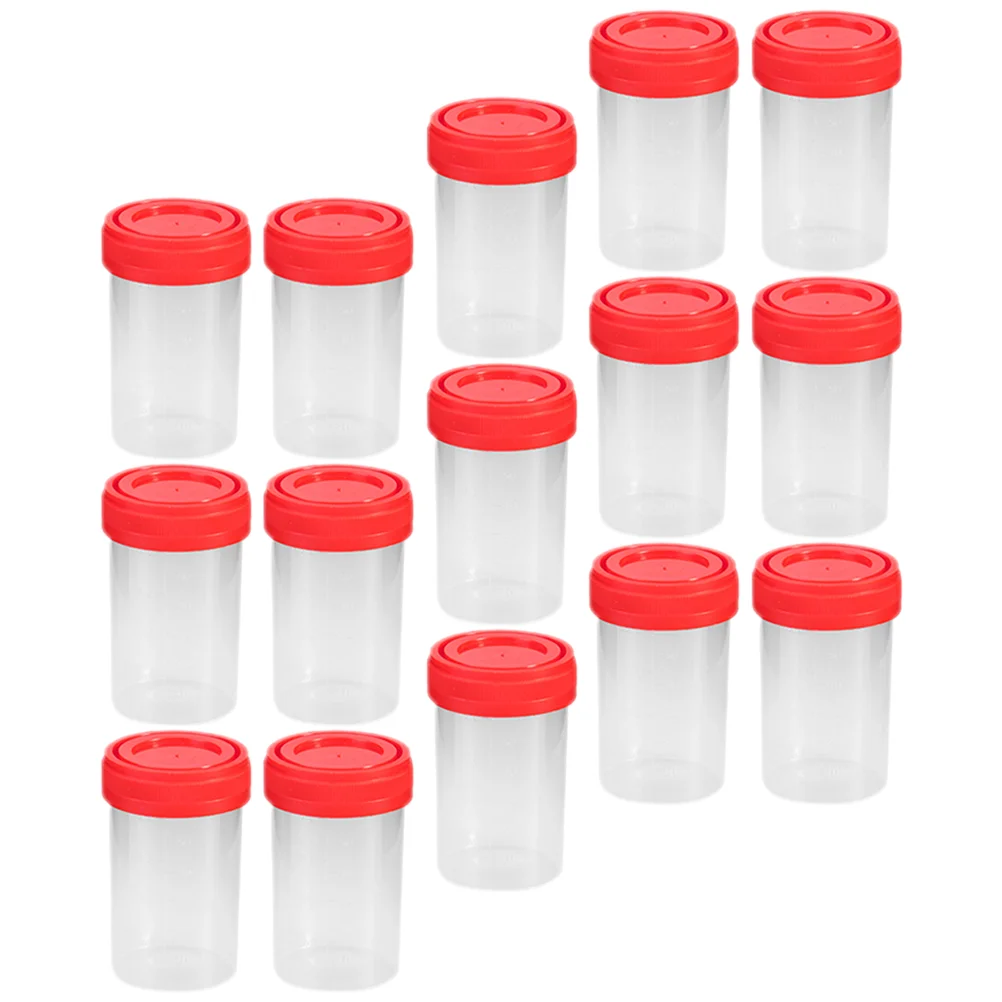 Urine Cups Testing Storage Containers Urine Sample Containers Leak Proof Pee Specimen Plastic Cups Urine Sample Jars