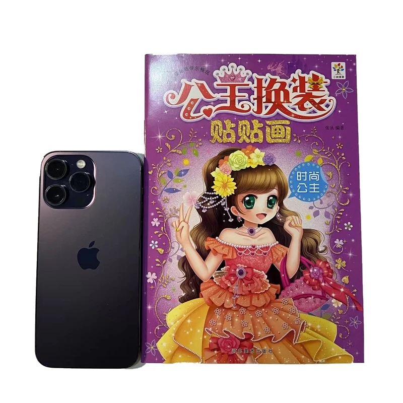 

Children'S Sticker Book 3-4-5-6-7 Years Old Princess Girl Dress Up Stickers Stickers Change Clothes Cartoon Stickers Stickers