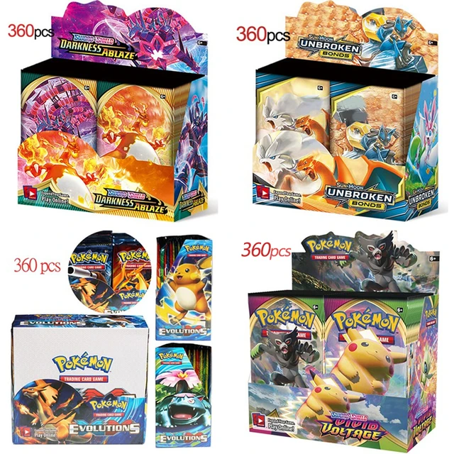 Kit Com 20 Cartas Pokemon Card Gx/Ex/VMAX/VBrilhantes - Takara