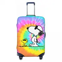 Custom Cute Cartoon Snoopy Luggage Cover Protector Fashion Travel Suitcase Covers for 18-32 Inch 1