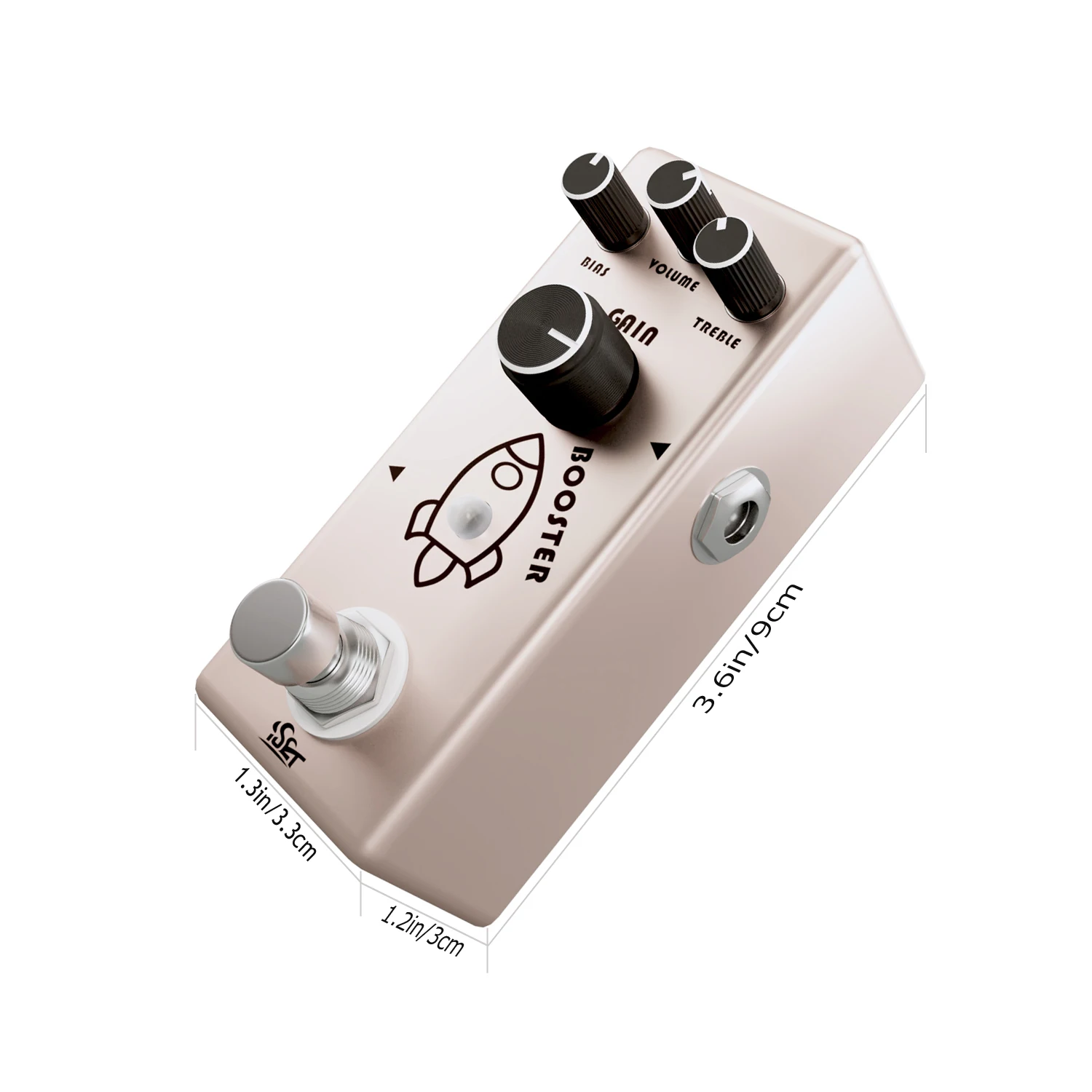ISET Booster Guitar Effect Pedal Analog Rocket Boost Effect