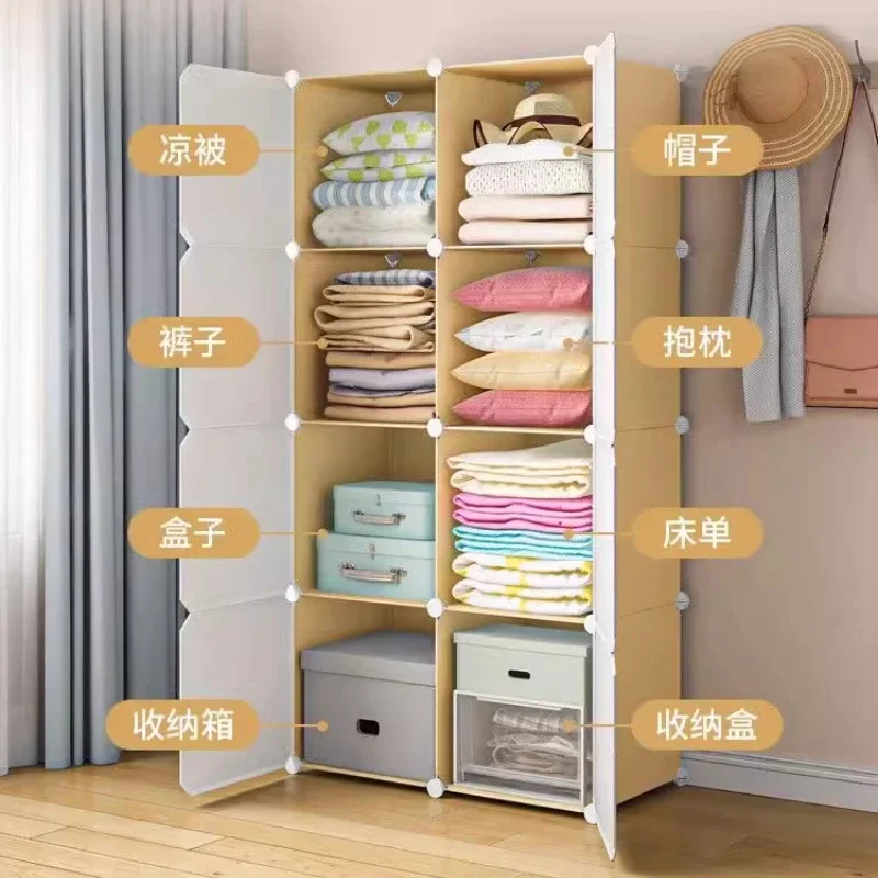 Armadio moderno in plastica minimalista modulare - immagine 4
