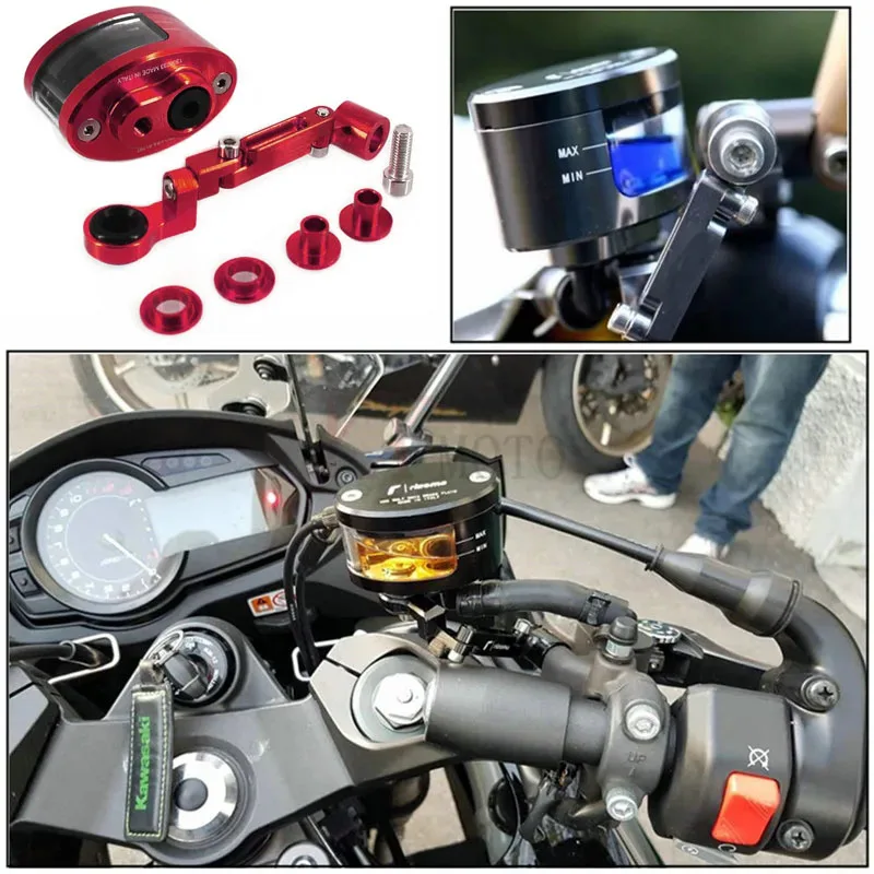 

Universal Motorcycle Motorbike Brake Clutch Tank Cylinder Fluid Oil Reservoir Cup Fit For FORZA 125 250 300 NSS300 PCX150