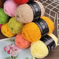 5pcs 250g Milk Cotton Knitting Wool Yarn Needlework Dyed Lanas For Crochet Craft Sweater Hat Dolls Sewing Knitting Tools 1