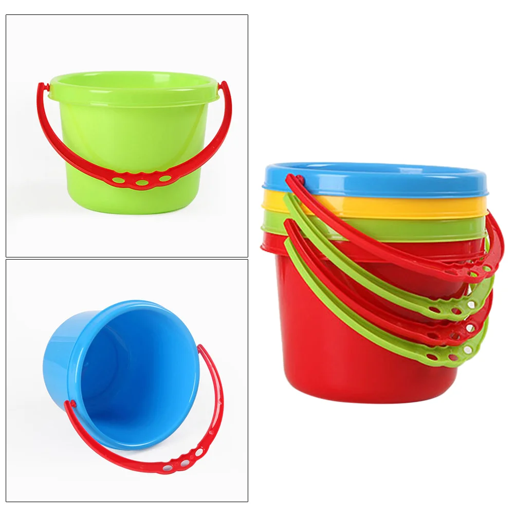 

Креативный песочный инструмент, детская пляжная игрушка для игр в воде, пластиковый пляжный ведро для бассейна, заднего двора (случайный цвет)