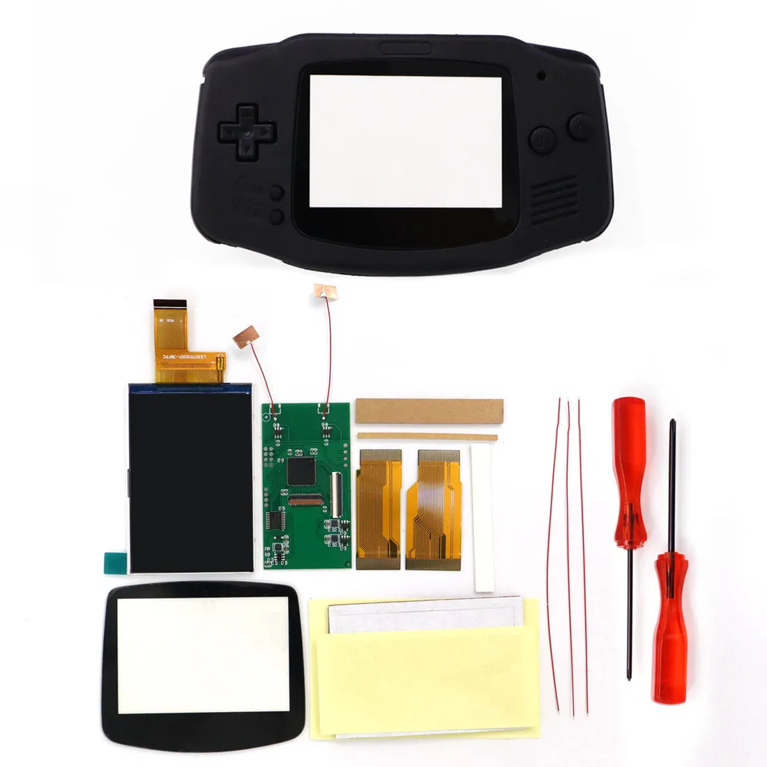 3.0 インチ V5 簡単インストール画面 GBA V5 LCD ハイライト IPS 交換 