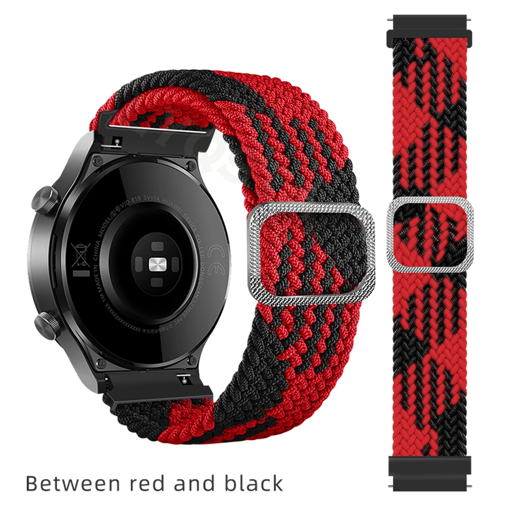 Premium 22mm Nylon Smartwatch Band Bracelet
