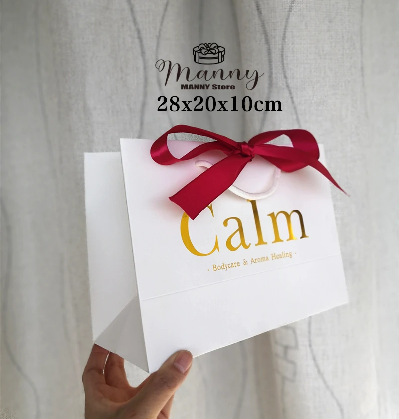 100x Paper Bag Gift Boxes Commodity Packaging Handbag Customize Logo With Frame ,Shopping Promotion Bags Wedding Gifts Wrapping 28 S9c563c8682cb4de88136f52ff80a1e5cq