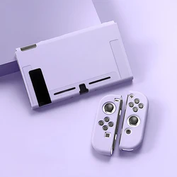 Durable Protective Shell for Enhanced Switch OLED Gaming Experience (NS Purple)