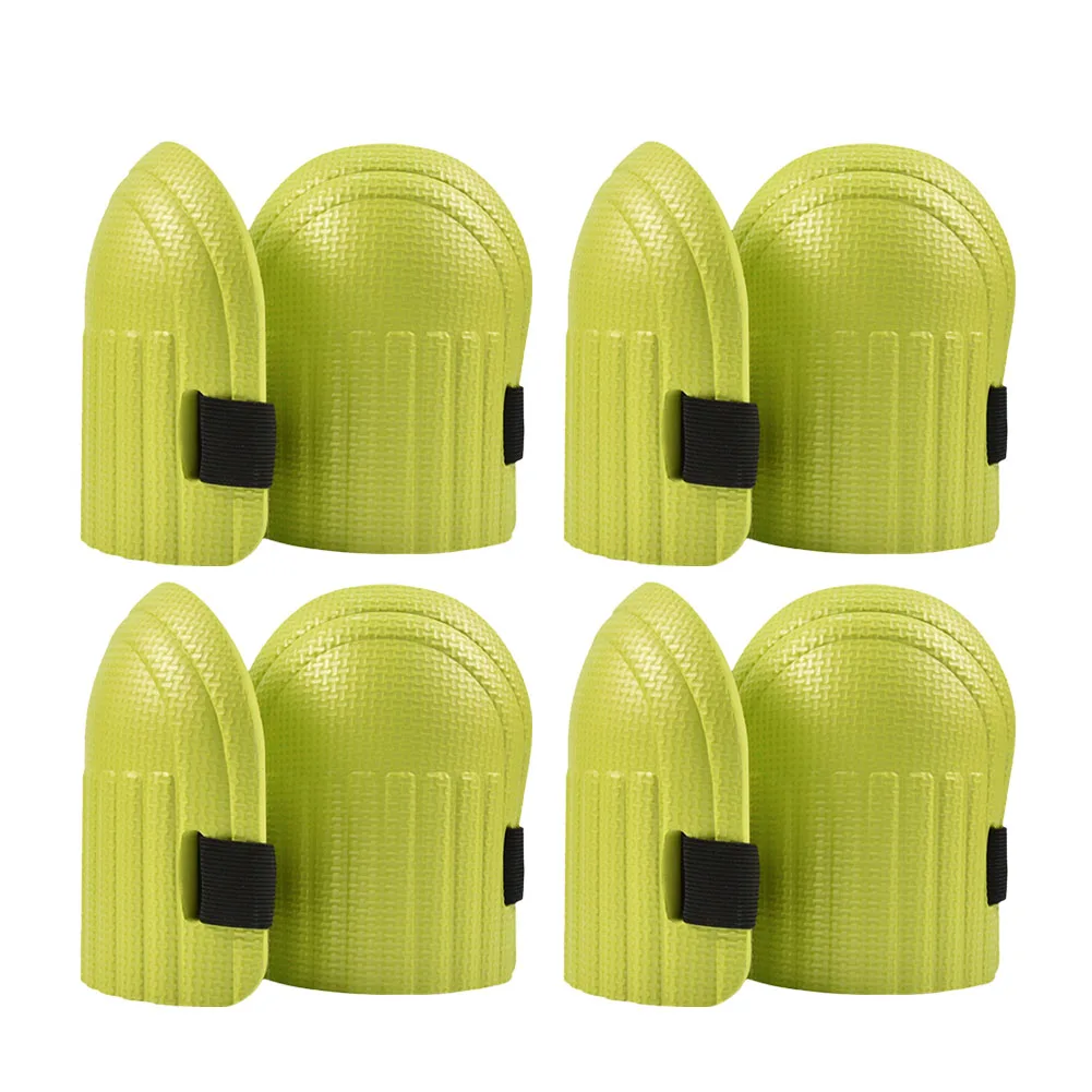 4PCS 무릎 보호대 야외 무릎 보호 패드 타일 진흙 바닥 벽돌 시멘트 작업자용 두꺼운 스포츠 무릎 보호 패드
