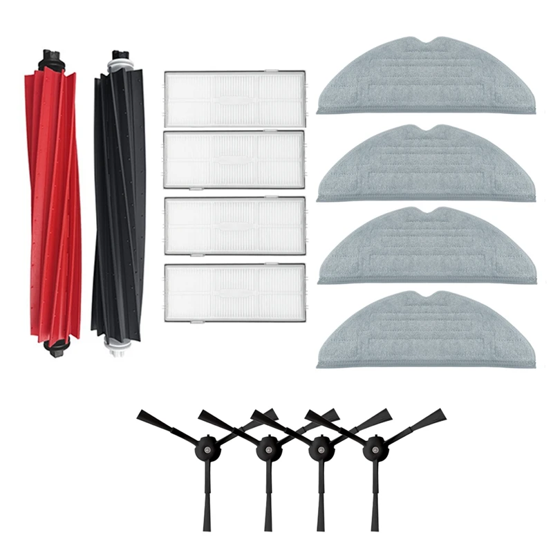 

1Set Parts Accessories For Stone Sweeping Machine Roborock S8/S8 + S8 Pro G20 Main Brush Side Brush Filter Cloth