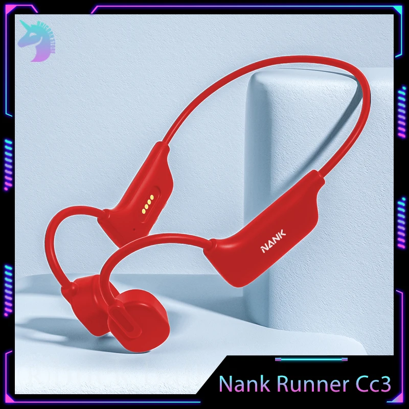 

Nank Runner Cc3 Earphone Bluetooth Wireless Bone Conduction Headsets Swimming Ipx6 Waterproof Over Ear MP3 Sport Earphones Gift