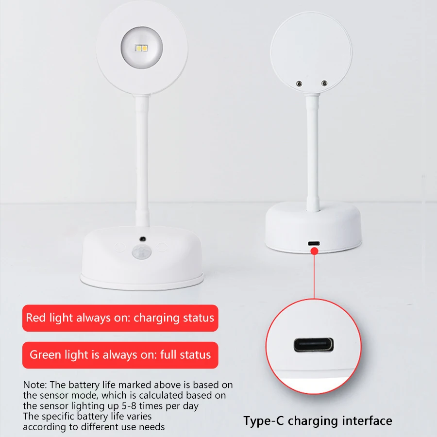 LED 모션 센서 야간 조명, USB 충전식 벽 램프, 그림 벽화, 거실, 침실, 주방 조명
