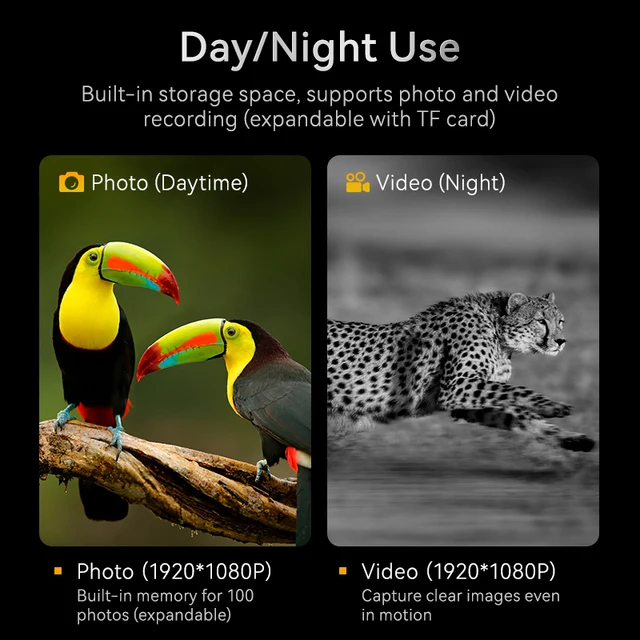 1080P Night Vision Binoculars – 10X Digital Zoom with Large Screen 3