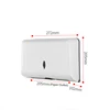 Hand Paper Towel Dispenser Wall Mounted Multifold Tissue Dispenser Single Fold Hand Towel Dispenser for Hotel Bathroom Kitchen 2