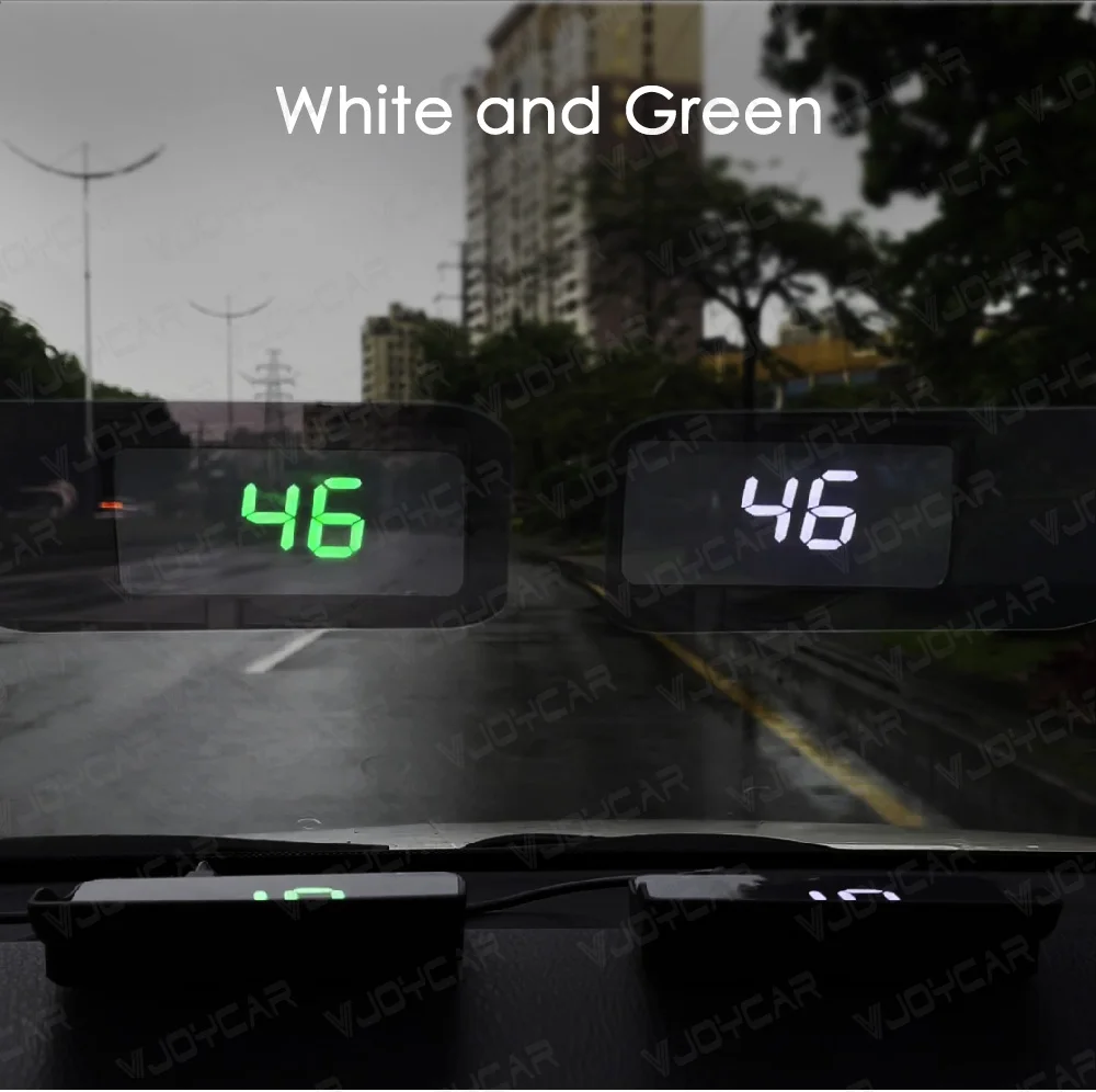 Newest Windshield Speed Projector GPS HUD Speedometer 2-Color Plug and Play Big Font Car Electronics Accessories for All Cars images - 6