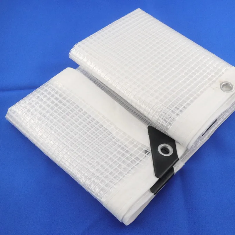 0.33mm PE Waterproof Outdoor Awnings Garden Gazebo Terrace Balcony Net Rainproof Screen Net Camping Supplies Pergola Awnings