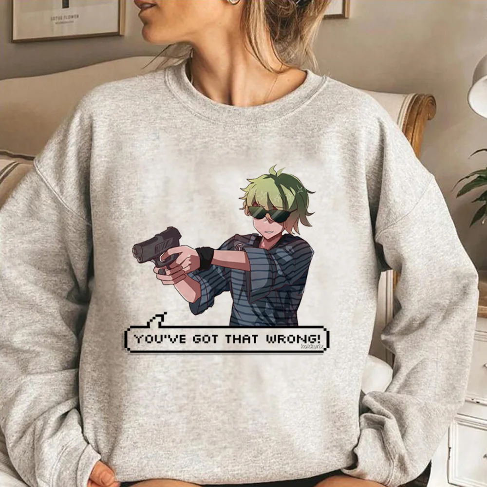 

All for the Amami hoodies women gothic Kawaii sweat y2k Fleece sweater clothing women 90s pulls