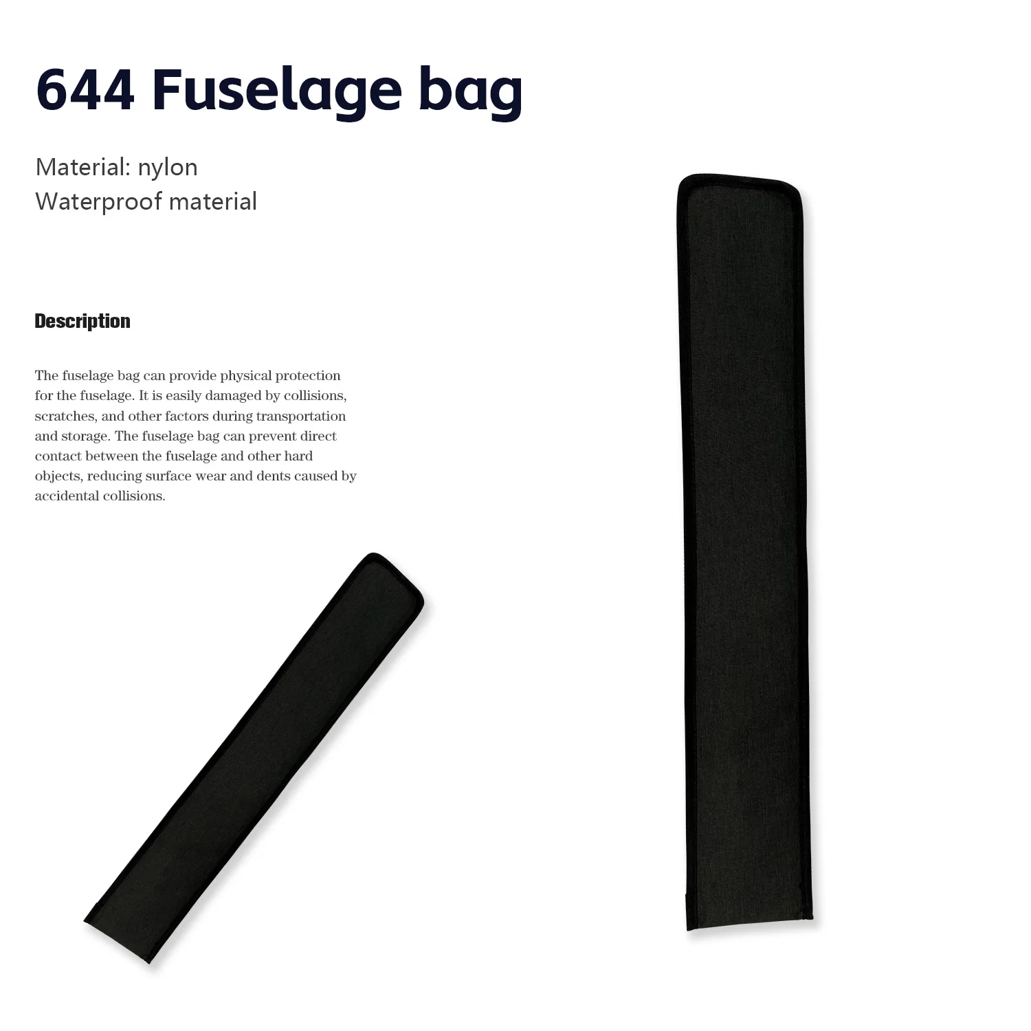 644MM 765MM PVC Waterproof Fuselage Protection Bag Universal Hydrofoil Surfing Accessories