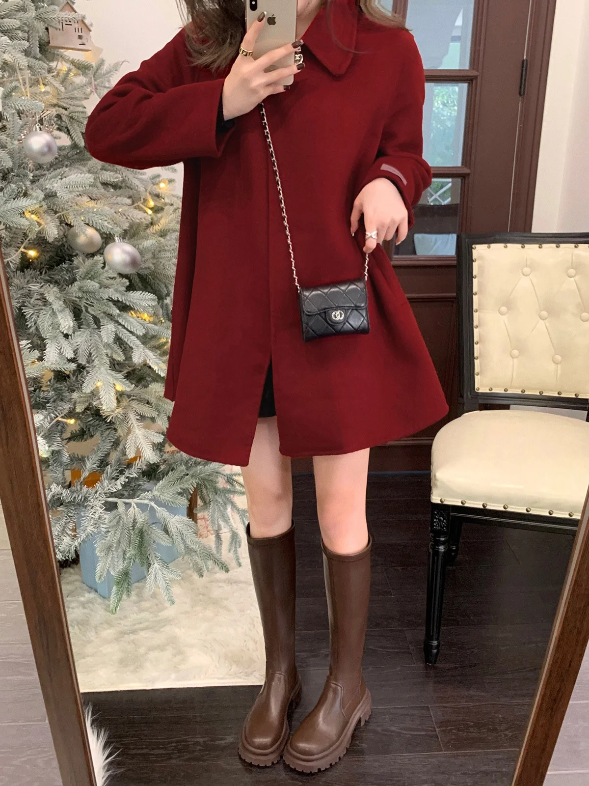 여성용 두꺼운 밑창 부츠, 큰 튜브 둘레, 통통한 소녀 부츠, 양털 안감 따뜻한 겨울 부츠,  n 나이트 부츠, 2022 신상품