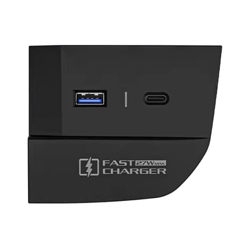 

Автомобильное зарядное устройство USB Type-C, 27 Вт, 1 шт., лоток, подставка, контейнер для хранения, запчасти, аксессуары для BMW X3 X4 IX3 2022 2023