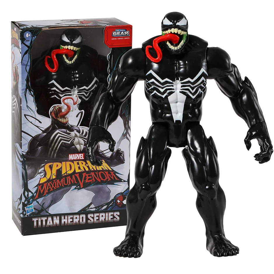 Titan Hero Spiderman Maximum Venom 12" Action Figure Excellent Model