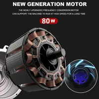 Upgrade Nail Dust Collector Extractor Fan For Manicure Machine Powerful Nail Vacuum Cleaner With Remove Filter Nail Equipment 4