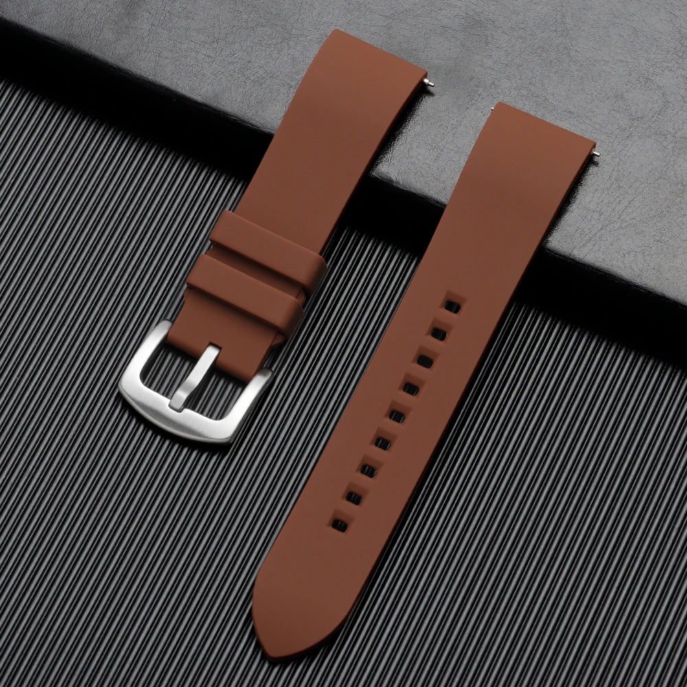 Sport Silicone Waterproof Watch Band - Versatile Rubber Strap