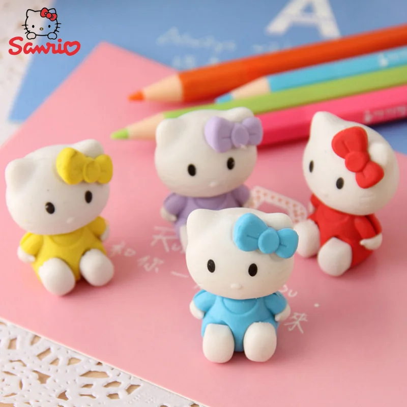 

Sanrio new animation peripheral cartoon kawaii cute Hello Kitty ins eraser creative stationery prize gift holiday gift wholesale