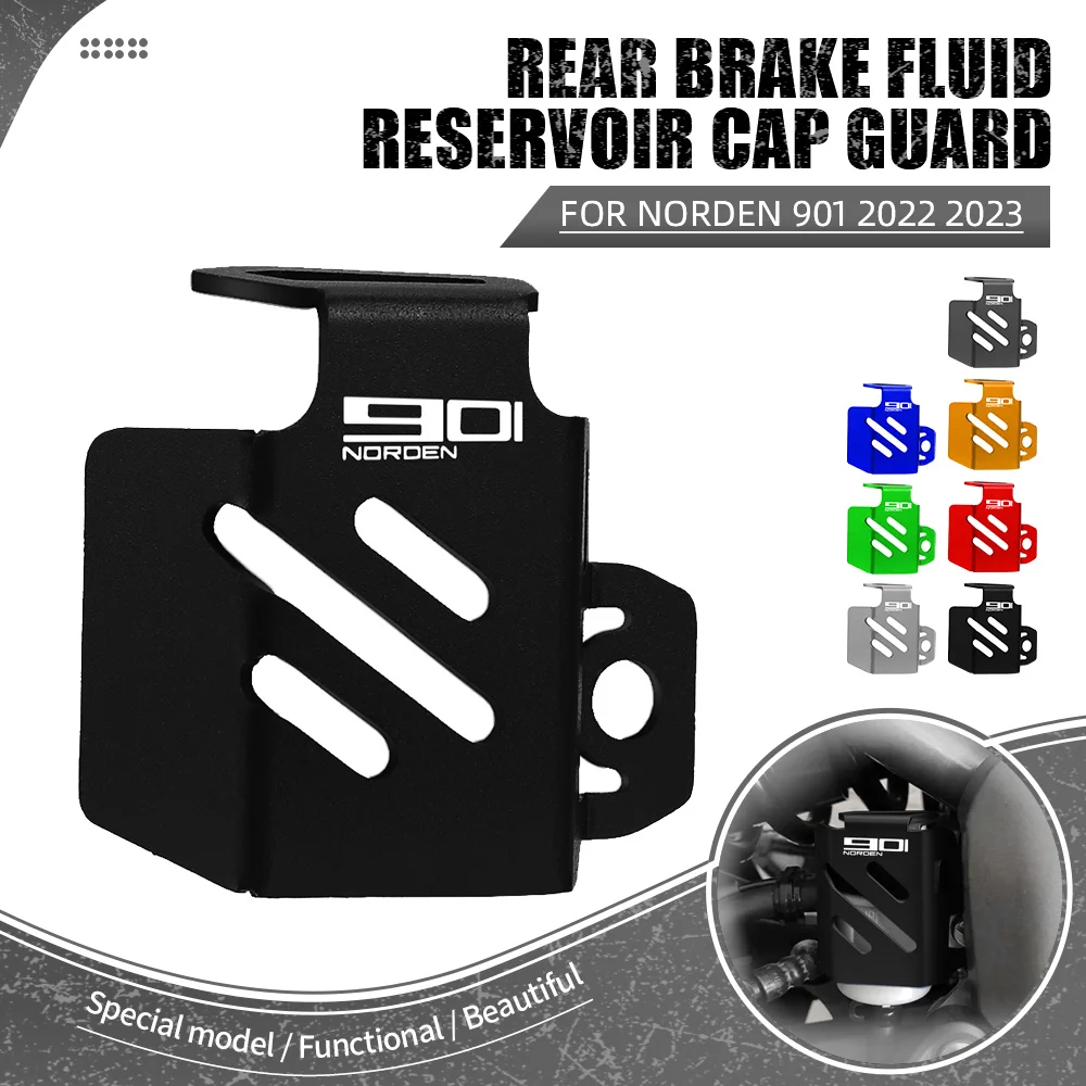 

Norden901 Motorcycle Rear Brake Fluid Reservoir Guard Cover Protector For Norden 901 2022 2023 Oil Tank Protection Accessories