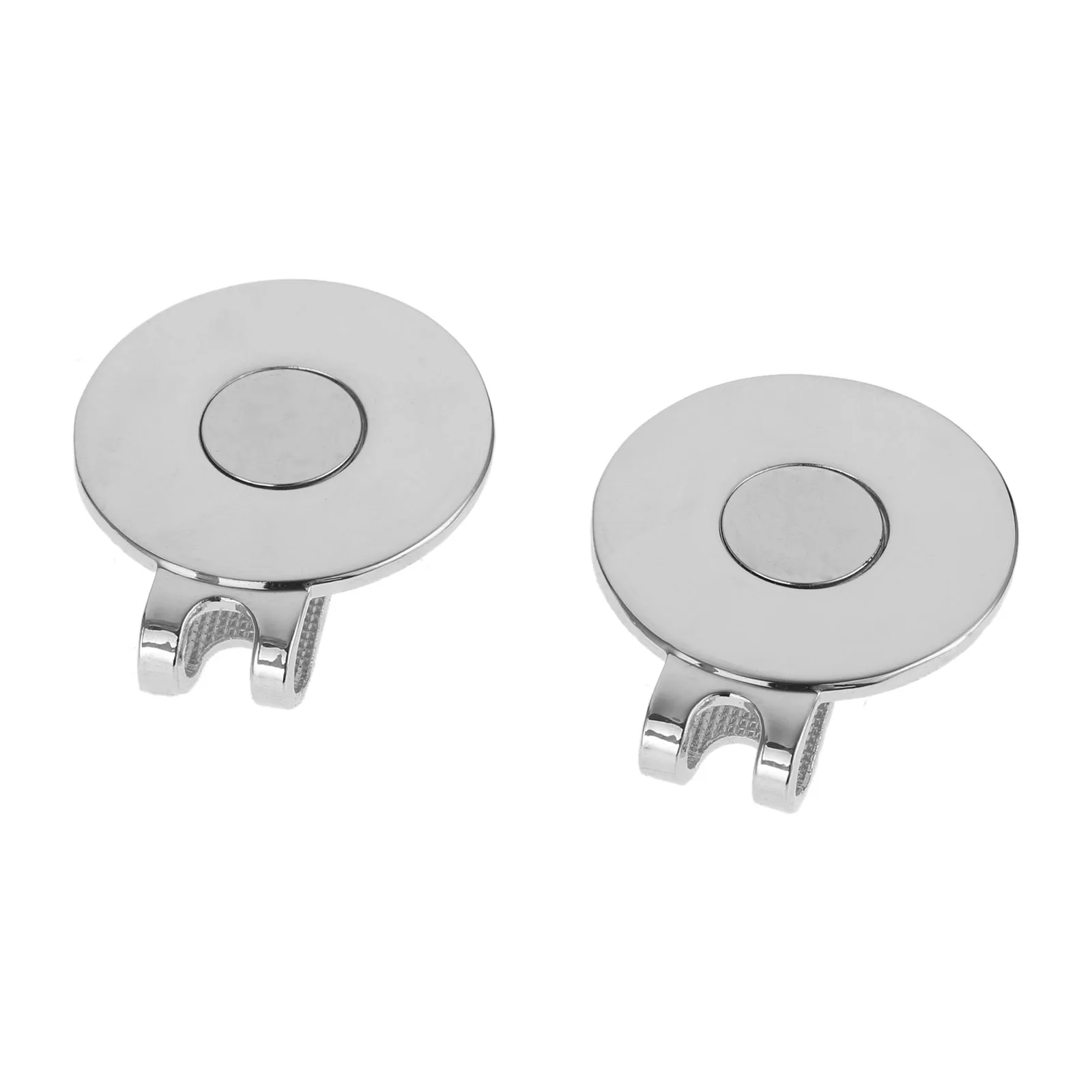 골프 모자 클립이 있는 합금 골프 공 마크, 마그네틱 야외 골프 공 조준 마커, 전문 골프 훈련 보조 액세서리, 4 개