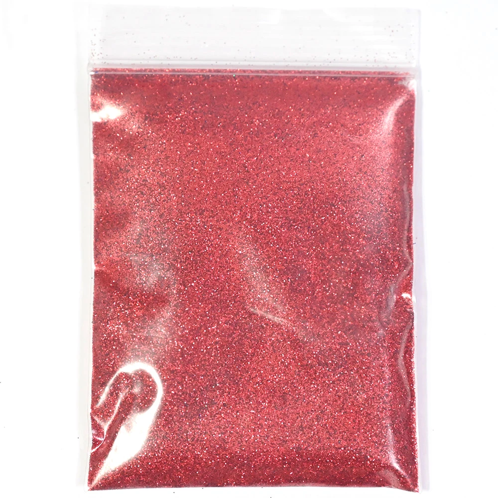 Laser Silver Holographic Chrome Nail Powder - Extra-Fine Glitter for Mirror Effect Nail Art, 50g