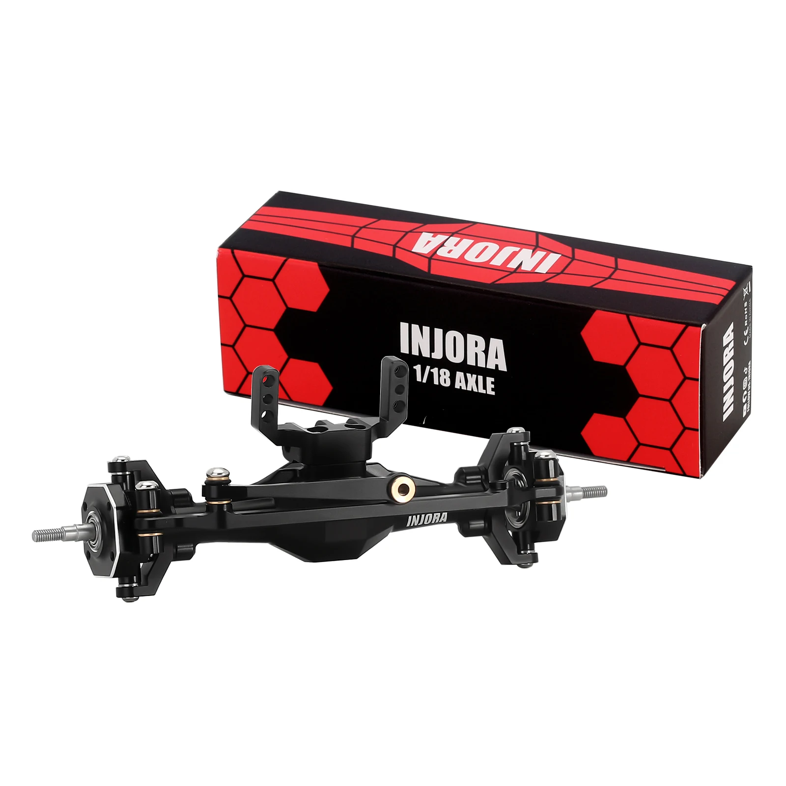 INJORA +4mm ダイヤモンドアクスル、レイダウンサーボマウント