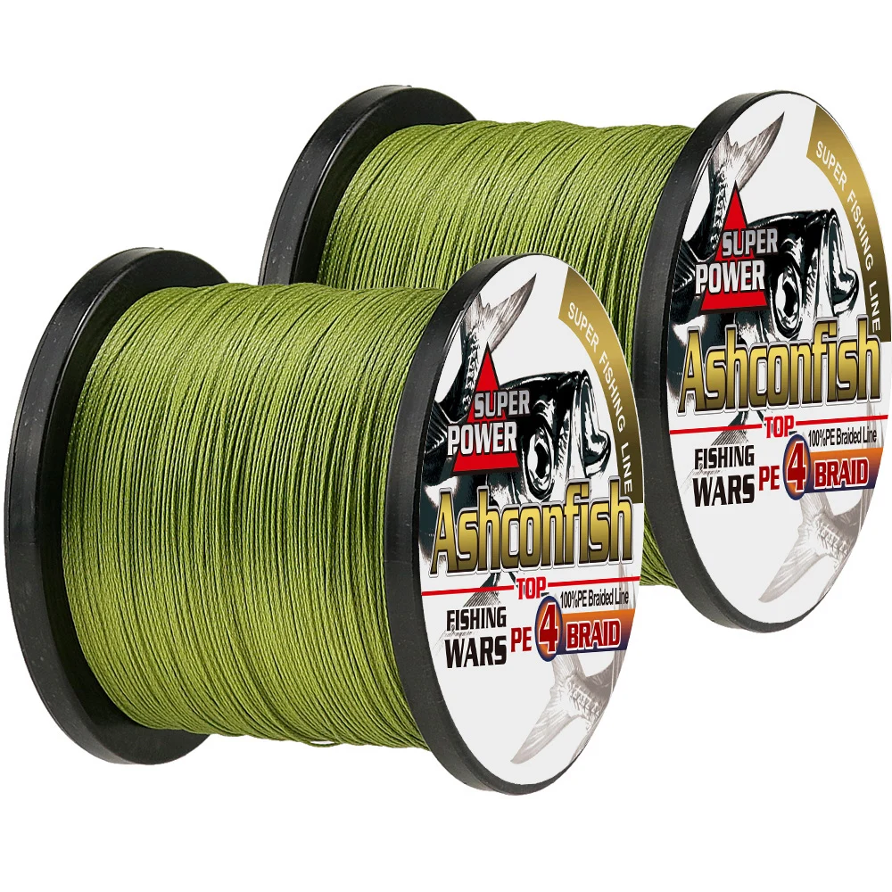 TOMYEUS Fishing Wire 4 Braid 100M PE Fishing Line Gray/Yellow/Blue/Green/Red  5 Colors Powerful Ocean Boat Rock Beach Lake River Fishing 6-100LB Fishing  Line (Color : Blue, Line Number : 5.0-50LB) : 