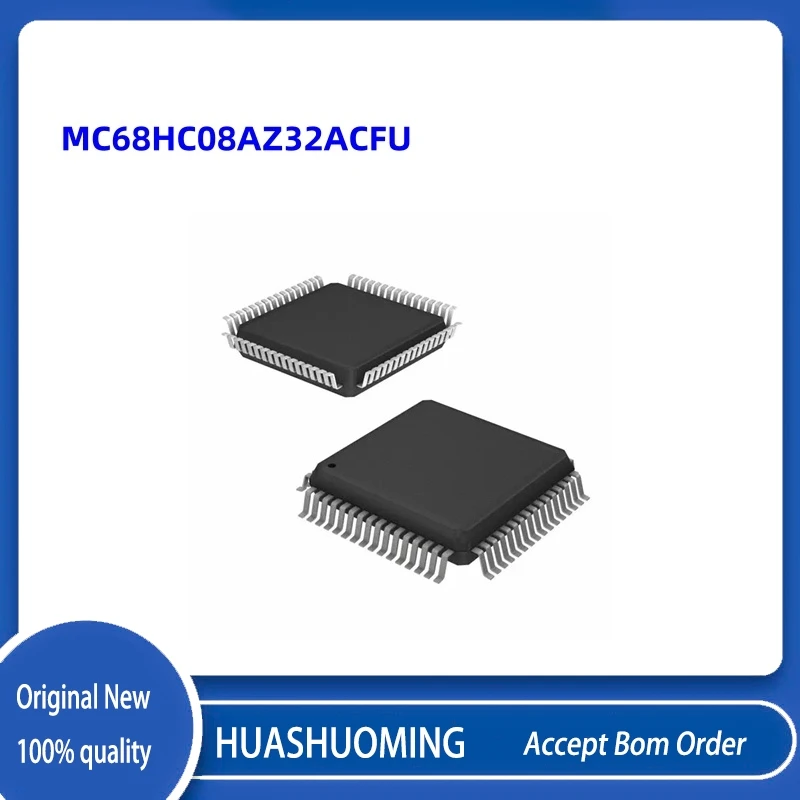

2 шт./партия, новинка, MC68HC08AZ32ACFU MC68HC08AZ32 MC68HC08